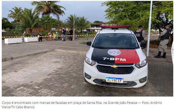 ExpressoPB Corpo é encontrado marcas de facadas em praça de Santa