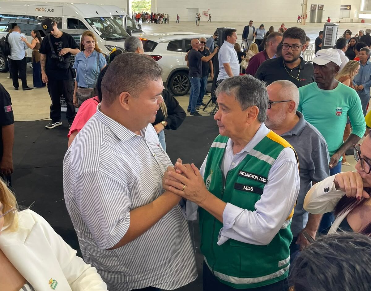Em agenda com Ministro Wellington Dias, secretário Mateus Silva articula melhorias para o CRAS e reforço da rede social em Pilões/PB